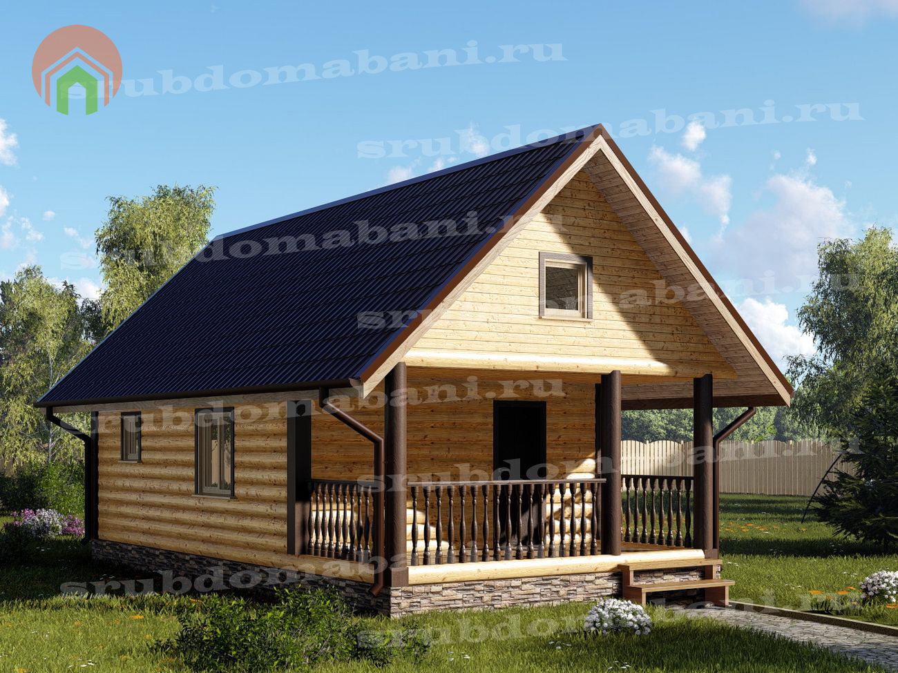 Баня с полатями проект